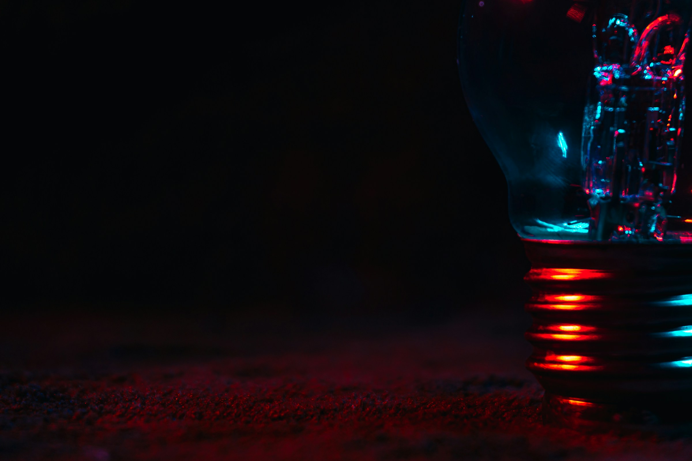 Red lightbulb